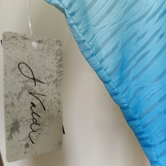 J Valdi Womens Lattice-Back Dress Swi Blue Ombre XL - Picture 7 of 7